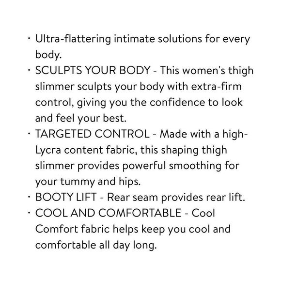 Maidenform Cooling Shapewear 3XL LYCRA Flexees Hi-Waist Sculpting Thigh Slimmer - Picture 7 of 12